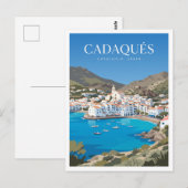 Cadaqués Spanje Briefkaart (Voorkant / Achterkant)