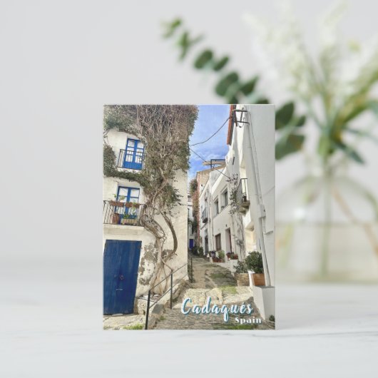 Cadaques Spanje Briefkaart (Staand voorkant)