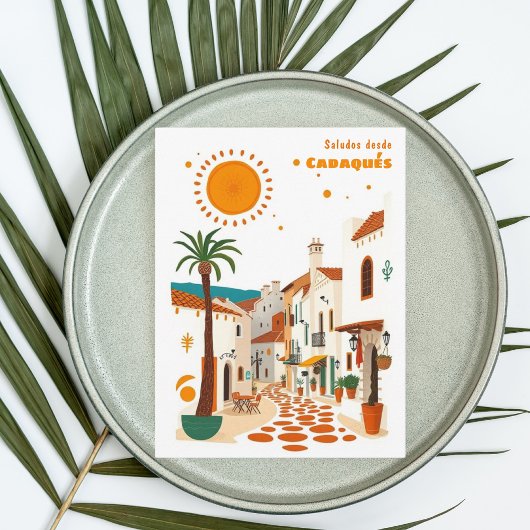 Cadaqués spanje vakantie mediterraan Briefkaart