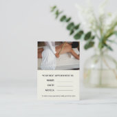 Cadaverine Beauty & Spa Salon Appointment Card Afsprakenkaartje (Staand voorkant)