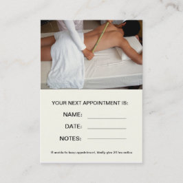Cadaverine Beauty & Spa Salon Appointment Card Afsprakenkaartje