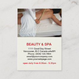 Cadaverine Beauty Spa Salon Visitekaartje Afsprakenkaartje