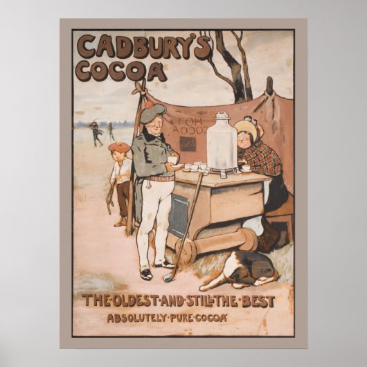  Cadbury's Cocoa Advertentie Poster (Voorkant)