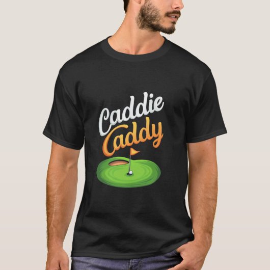 Caddie Caddy Golf Humor T-shirt (Voorkant)