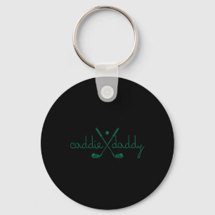 Caddie Daddy Schattige Golfen Golfer Grappig 1e ve Sleutelhanger
