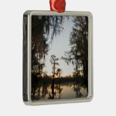 Caddo Lake bij zonsopgang Metalen Ornament (Rechts)