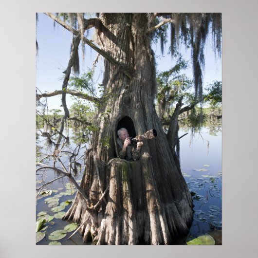 Caddo Lake, jachthut Poster (Voorkant)