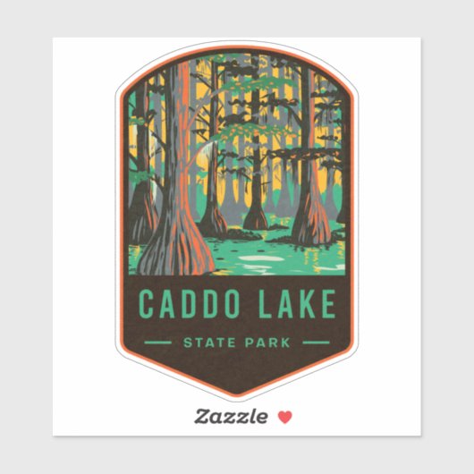 Caddo Lake State Park Sticker (Vel)