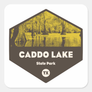 Caddo Lake State Park Texas Vierkante Sticker