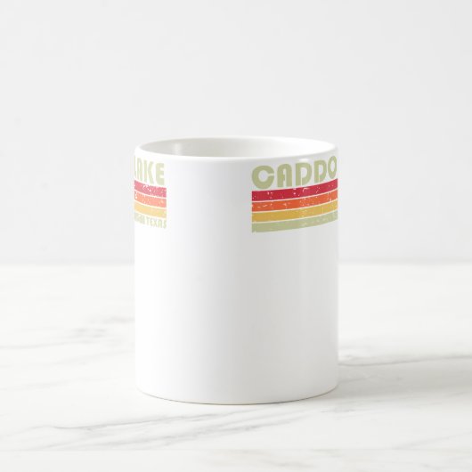 Caddo Lake Texas Funny Fishing Camping Summer Koffiemok (Center)