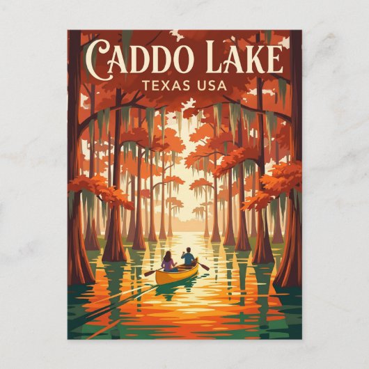 Caddo Lake VS Briefkaart (Voorkant)