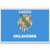 Caddo Oklahoma Sticker (Voorkant)