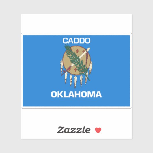 Caddo Oklahoma Sticker (Vel)