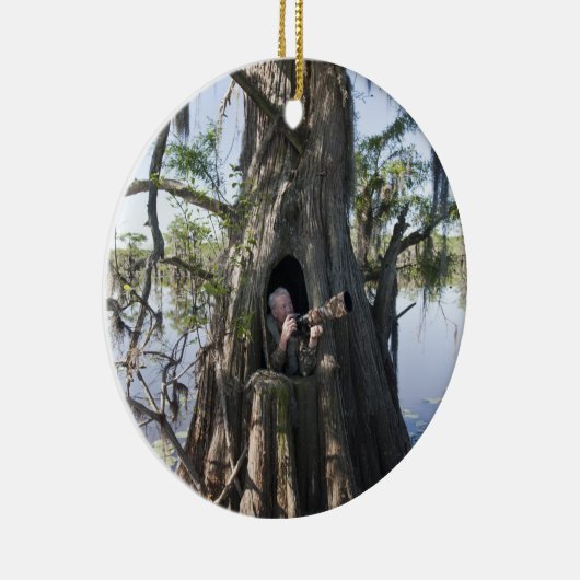 Caddomeer, blind jagen keramisch ornament (Rechts)