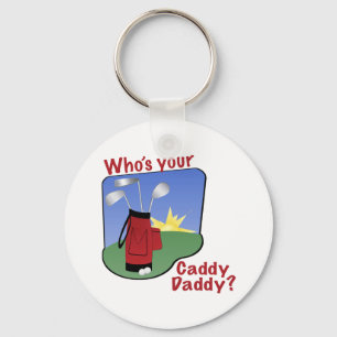 Caddy Dad Golfer Gift Sleutelhanger