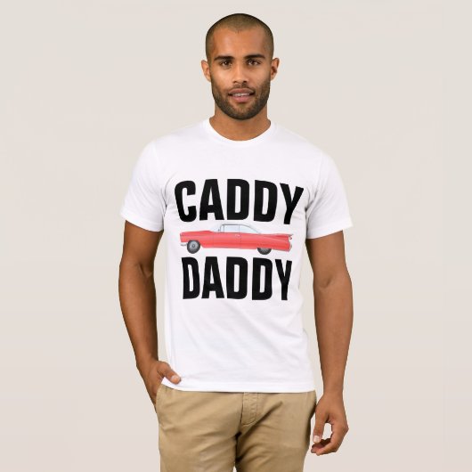 CADDY DADDY CLASSIC CAR DAD T-Shirts (Voorkant volledig)