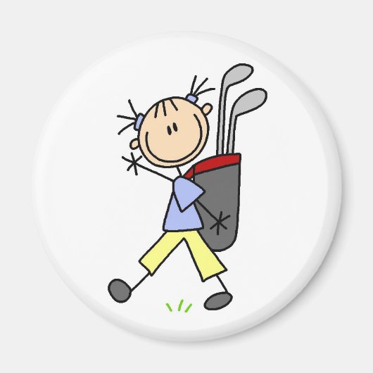 Caddy Die Golf Tas Magneet (Voorkant)