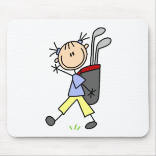 Caddy Die Golftas Draagt Muismat