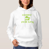 Caddy for Life Green Golfer Hoodie (Voorkant)