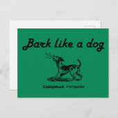 Caddyshack | Bark als een hond. Briefkaart (Voorkant / Achterkant)