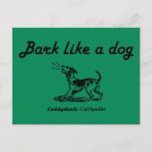 Caddyshack | Bark als een hond. Briefkaart (Voorkant)