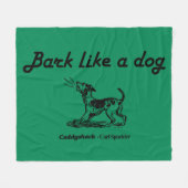 Caddyshack | Bark als een hond. Fleece Deken (Voorkant (Horizontaal))