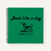 Caddyshack | Bark als een hond. Notitieboek (Voorkant)