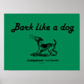 Caddyshack | Bark als een hond. Poster (Voorkant)
