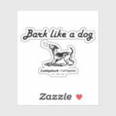 Caddyshack | Bark als een hond. Sticker (Vel)