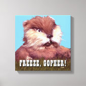 Caddyshack | Bevriezing, Gopher. Canvas Afdruk (Voorkant)