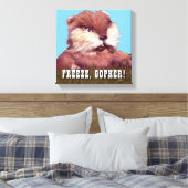 Caddyshack | Bevriezing, Gopher. Canvas Afdruk (Insitu (Slaapkamer))