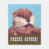 Caddyshack | Bevriezing, Gopher. Fleece Deken (Voorkant)