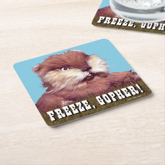 Caddyshack | Bevriezing, Gopher. Kartonnen Onderzetters (Schuin)