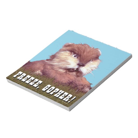 Caddyshack | Bevriezing, Gopher. Notitieblok (Linkerzijde)