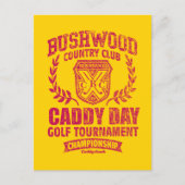 Caddyshack | Bushwood Country Club Caddy Day Golf Briefkaart (Voorkant)