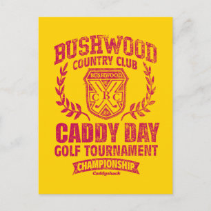 Caddyshack   Bushwood Country Club Caddy Day Golf Briefkaart