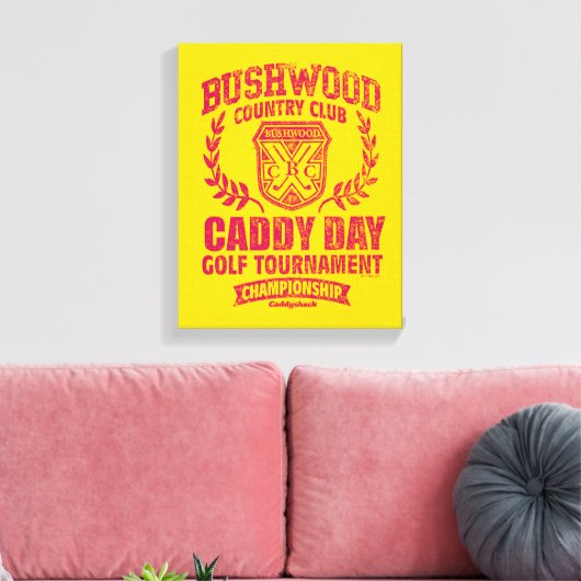 Caddyshack | Bushwood Country Club Caddy Day Golf Canvas Afdruk (Insitu (Woonkamer))