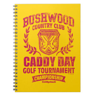 Caddyshack   Bushwood Country Club Caddy Day Golf Notitieboek