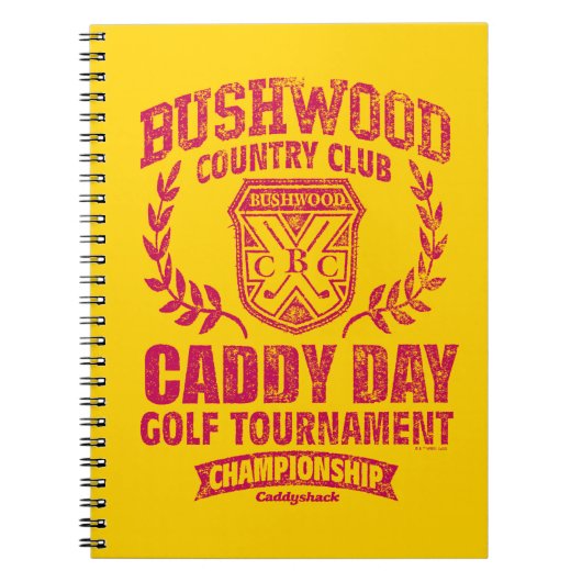 Caddyshack | Bushwood Country Club Caddy Day Golf Notitieboek (Voorkant)