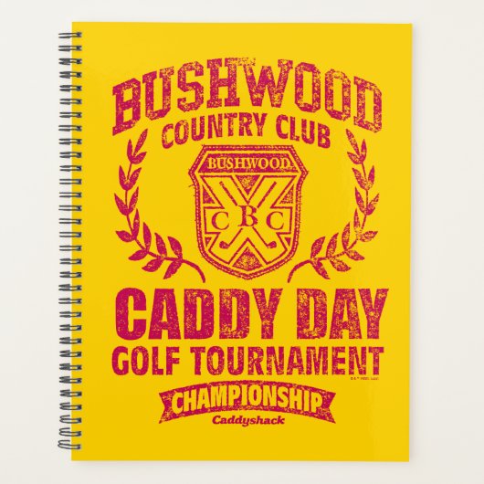 Caddyshack | Bushwood Country Club Caddy Day Golf Planner (Voorkant)