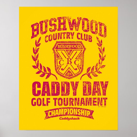 Caddyshack | Bushwood Country Club Caddy Day Golf Poster (Voorkant)