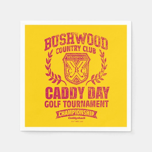Caddyshack | Bushwood Country Club Caddy Day Golf Servet (Voorkant)