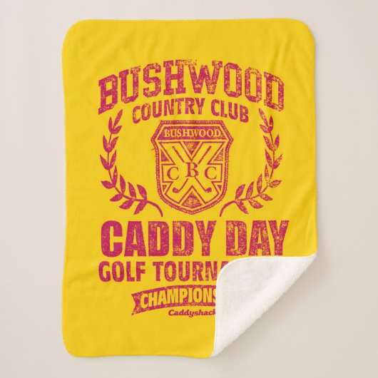 Caddyshack | Bushwood Country Club Caddy Day Golf Sherpa Deken (Voorkant)