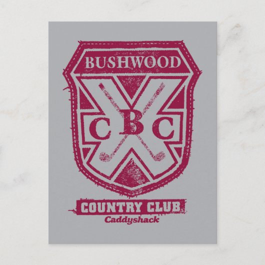 Caddyshack | Bushwood Country Club Crest Briefkaart (Voorkant)