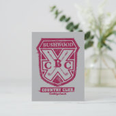 Caddyshack | Bushwood Country Club Crest Briefkaart (Staand voorkant)