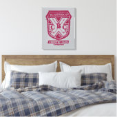 Caddyshack | Bushwood Country Club Crest Canvas Afdruk (Insitu (Slaapkamer))