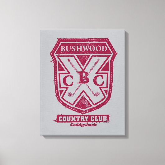 Caddyshack | Bushwood Country Club Crest Canvas Afdruk (Voorkant)