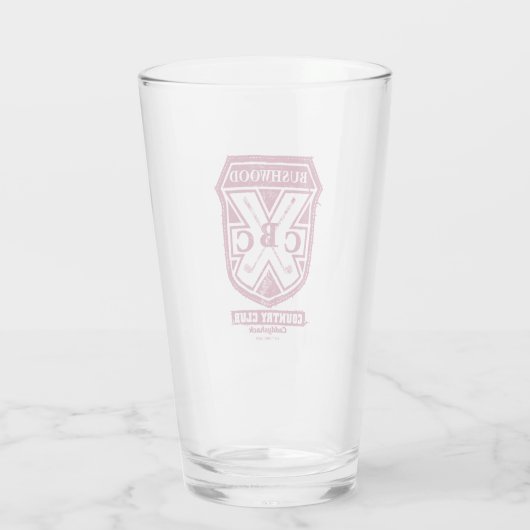 Caddyshack | Bushwood Country Club Crest Glas (Achterkant)
