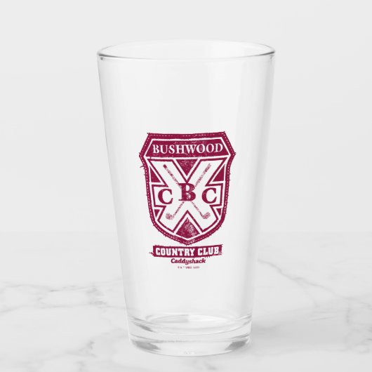 Caddyshack | Bushwood Country Club Crest Glas (Voorkant)