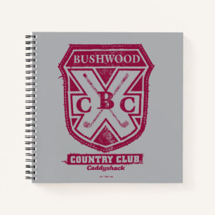Caddyshack Bushwood Country Club Crest Notitieboek